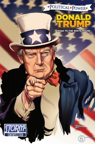 Cover image: Political Power: Donald Trump: Road to the White House #2 9781948216234