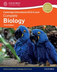 Cover image: Cambridge International AS & A Level Complete Biology 3rd edition 9781382005234