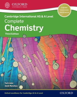 Cover image: Cambridge International AS & A Level Complete Chemistry 3rd edition 9781382005319