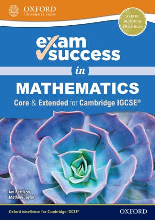 Cover image: Exam Success in Mathematics for Cambridge IGCSE (Core & Extended)