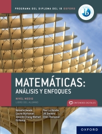 Cover image: Oxford IB Diploma Programme: MatemÃ¡ticas IB: AnÃ¡lisis y Enfoques Nivel Medio libro digital