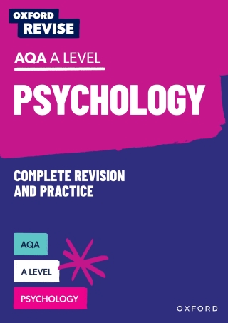 Cover image: Oxford Revise: AQA A Level Psychology 9781382034098