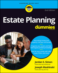 Imagen de portada: Estate Planning For Dummies 2nd edition 9781394158546