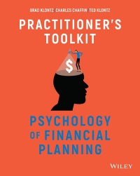 Imagen de portada: Psychology of Financial Planning 1st edition 9781394153343