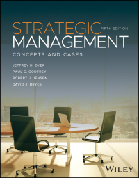 Cover image: Strategic Management 5th edition 9781394161911