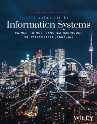 Cover image: Introduction to Information Systems, Canadian Edition 6th edition 9781394164479