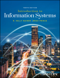 Cover image: Introduction to Information Systems 10th edition 9781394165711