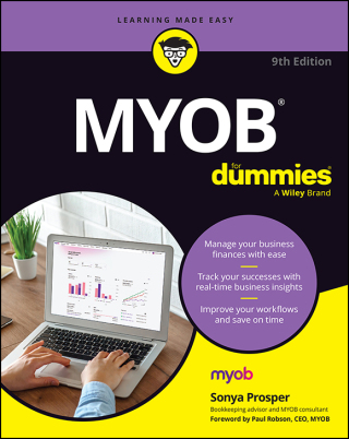 Cover image: MYOB For Dummies 9th edition 9781394170517