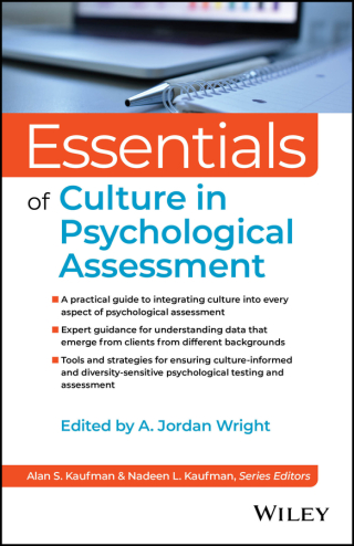 Cover image: Essentials of Culture in Psychological Assessment 1st edition 9781394173174