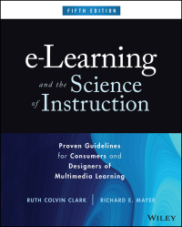Cover image: e-Learning and the Science of Instruction 5th edition 9781394177370
