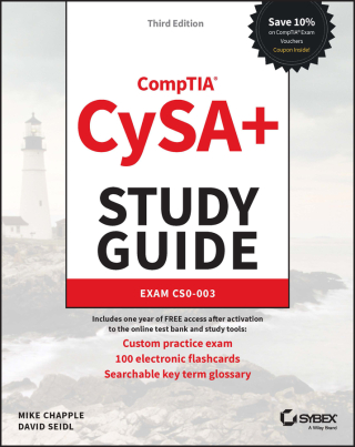 Cover image: CompTIA CySA+ Study Guide: Exam CS0-003 3rd edition 9781394182909