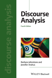 Cover image: Discourse Analysis 4th edition 9781394185160