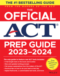 Imagen de portada: The Official ACT Prep Guide 2023-2024 (Book + Online Course) 1st edition 9781394196500