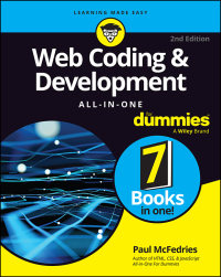 Cover image: Web Coding & Development All-in-One For Dummies 2nd edition 9781394197026