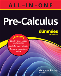 Imagen de portada: Pre-Calculus All-in-One For Dummies 1st edition 9781394201242