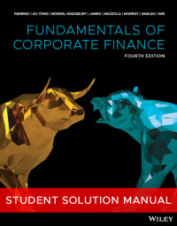 Cover image: Student solution manual: Fundamentals of corporate finance 4th edition 9781394202041