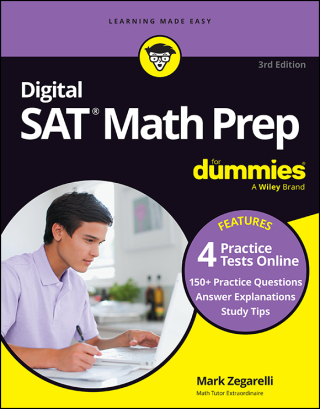 Cover image: Digital SAT Math Prep For Dummies 3rd edition 9781394207381