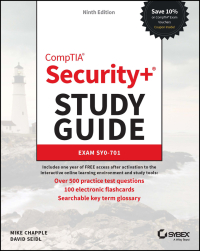 Cover image: CompTIA Security+ Study Guide with over 500 Practice Test Questions 9th edition 9781394211418