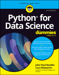 Cover image: Python for Data Science For Dummies 3rd edition 9781394213146