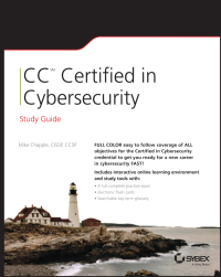 Immagine di copertina: CC Certified in Cybersecurity Study Guide 1st edition 9781394213832