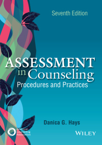 Cover image: Assessment in Counseling 7th edition 9781394222674