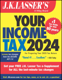 Titelbild: J.K. Lasser's Your Income Tax 2024 1st edition 9781394223497