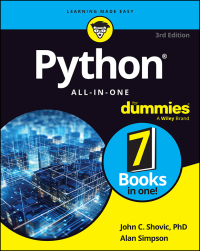 Cover image: Python All-in-One For Dummies 3rd edition 9781394236152