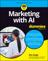 Cover image: Marketing with AI For Dummies 1st edition 9781394237197