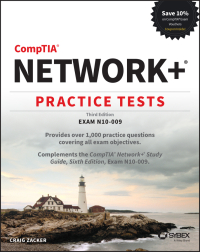 Cover image: CompTIA Network+ Practice Tests 3rd edition 9781394239290