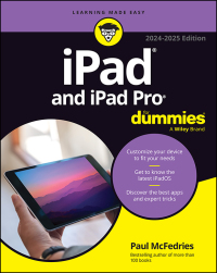 Cover image: iPad & iPad Pro For Dummies 13th edition 9781394241286