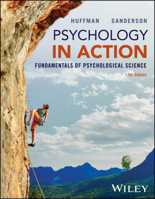 Cover image: Psychology in Action: Fundamentals of Psychological Science 13th edition 9781394241484
