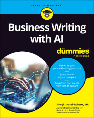 Cover image: Business Writing with AI For Dummies 1st edition 9781394261734