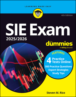 Cover image: SIE Exam 2025/2026 For Dummies 4th edition 9781394261871