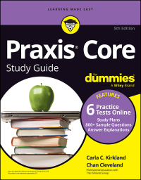 Imagen de portada: Praxis Core Study Guide For Dummies 5th edition 9781394281855