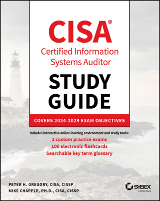 Cover image: CISA Certified Information Systems Auditor Study Guide 1st edition 9781394288380