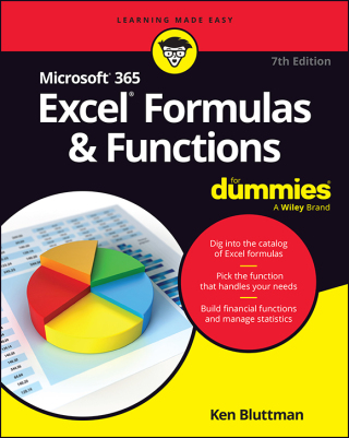 Titelbild: Microsoft 365 Excel Formulas & Functions For Dummies 7th edition 9781394295517