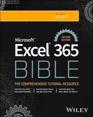Cover image: Microsoft Excel 365 Bible 2nd edition 9781394298242