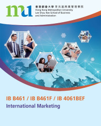 Imagen de portada: IB B461 / IB B461F / IB 4061BEF International Marketing 9e ePUB for HKMU 9th edition 9781394299676