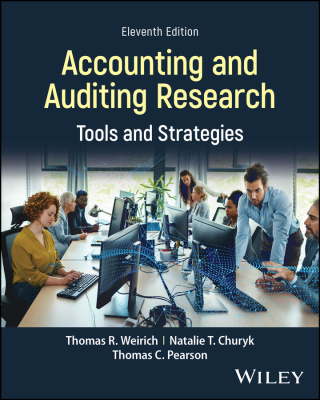 Cover image: Accounting and Auditing Research: Tools and Strategies 11th edition 9781394304707