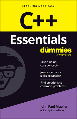 Cover image: C++ Essentials For Dummies 1st edition 9781394307883