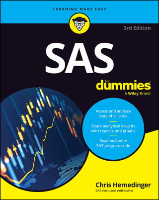 Cover image: SAS For Dummies 3rd edition 9781394317394
