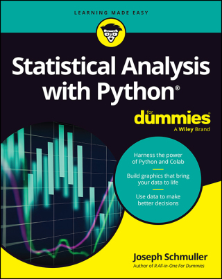 Cover image: Statistical Analysis with Python For Dummies 1st edition 9781394370320