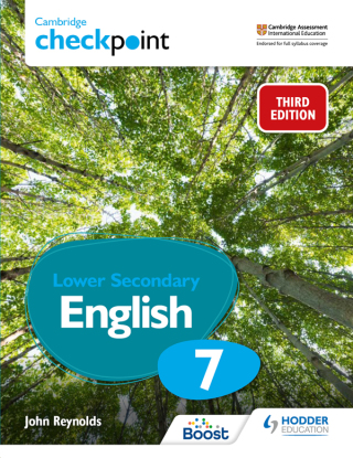 Cover image: Cambridge Checkpoint Lower Secondary English Student's Book 7 3rd edition 9781398300163