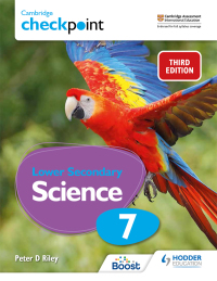 Cover image: Cambridge Checkpoint Lower Secondary Science Student's Book 7 9781398300187