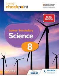 Cover image: Cambridge Checkpoint Lower Secondary Science Student's Book 8 9781398302099