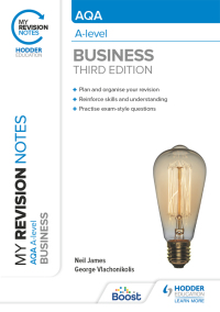 Cover image: My Revision Notes: AQA A-level Business: Third Edition 9781398311909