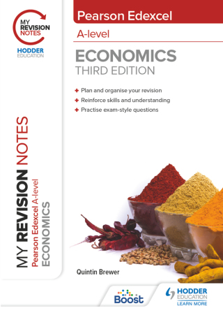 Cover image: My Revision Notes: Edexcel A Level Economics Third Edition 9781398311923