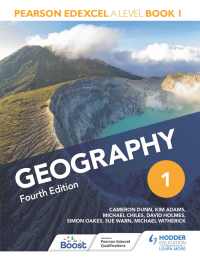 Cover image: Pearson Edexcel A Level Geography Book 1 Fourth Edition 9781398312555