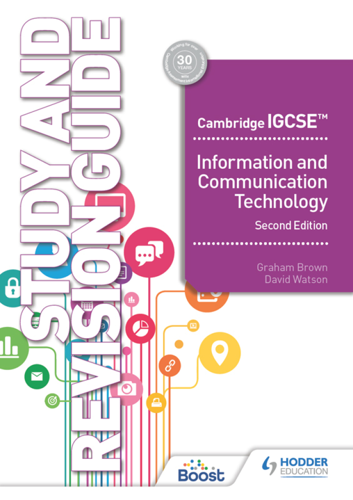 Cover image: Cambridge IGCSE Information and Communication Technology Study and Revision Guide Second Edition