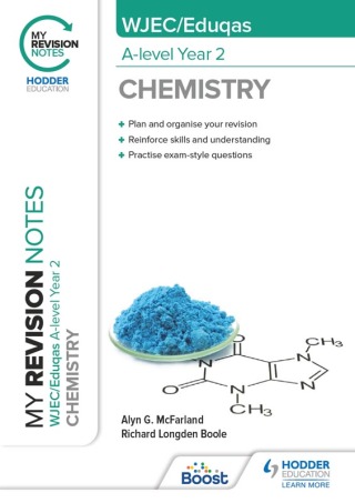 Cover image: My Revision Notes: WJEC/Eduqas A-Level Year 2 Chemistry 9781398327252
